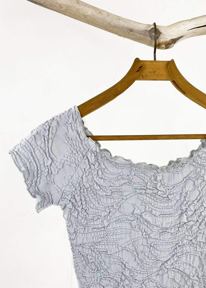 Haystacks top Silver Promp Brazilian Textured Ballet Top