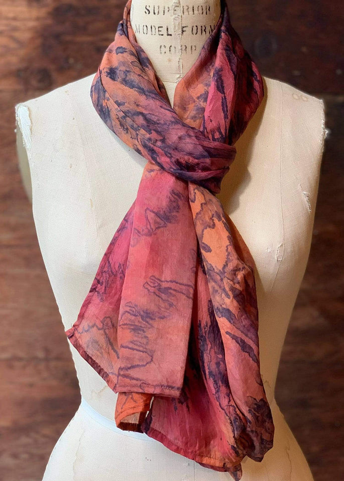 Haystacks Yume Shibori Silk Scarf