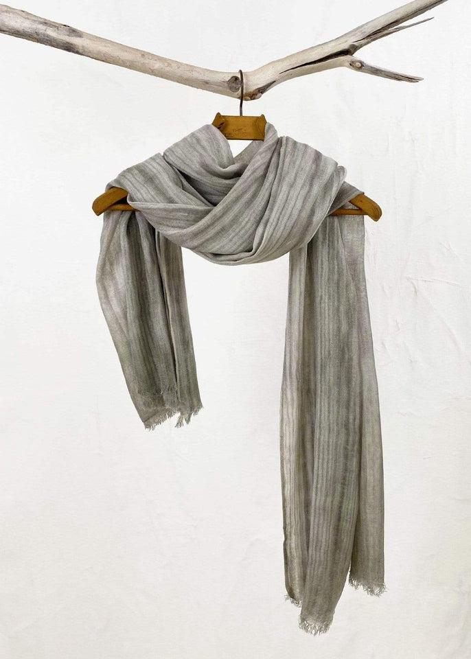 JC Sunny Scarf Grey Coastal Sunset Scarf