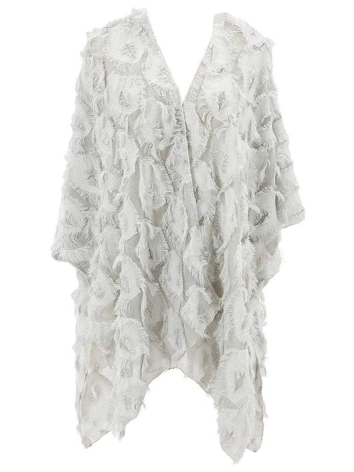 JC Sunny shawl Feathery Kimono