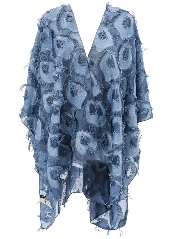 JC Sunny shawl Feathery Kimono