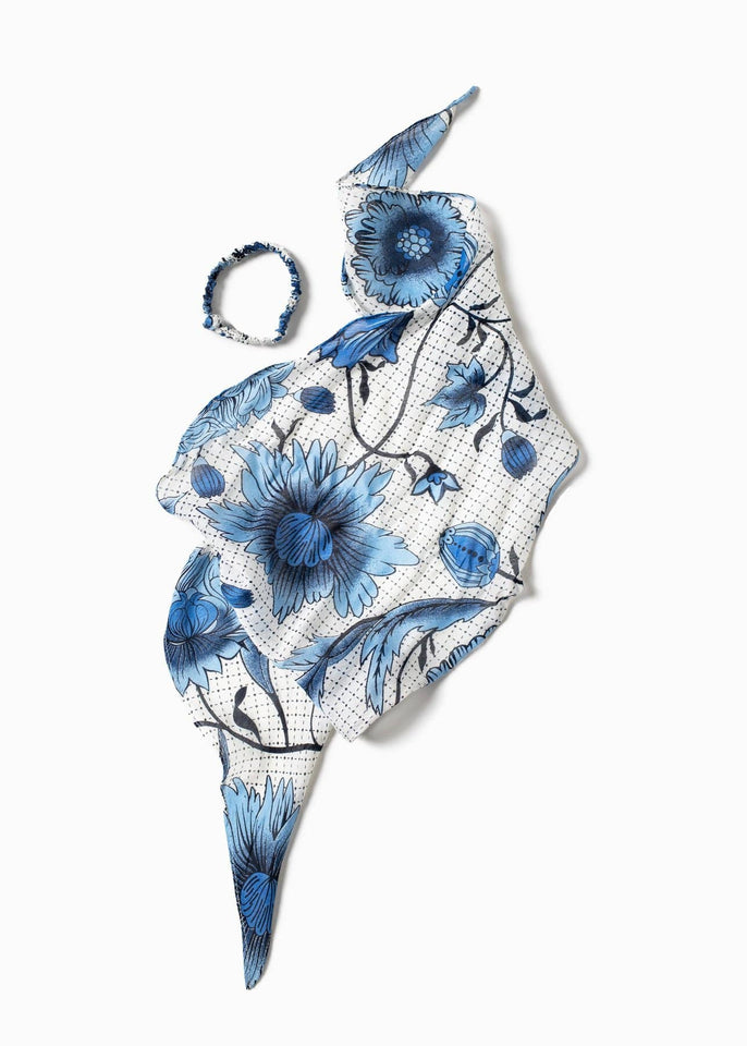 Look by M Hair Accessory Mykonos Scarf Scrunchie