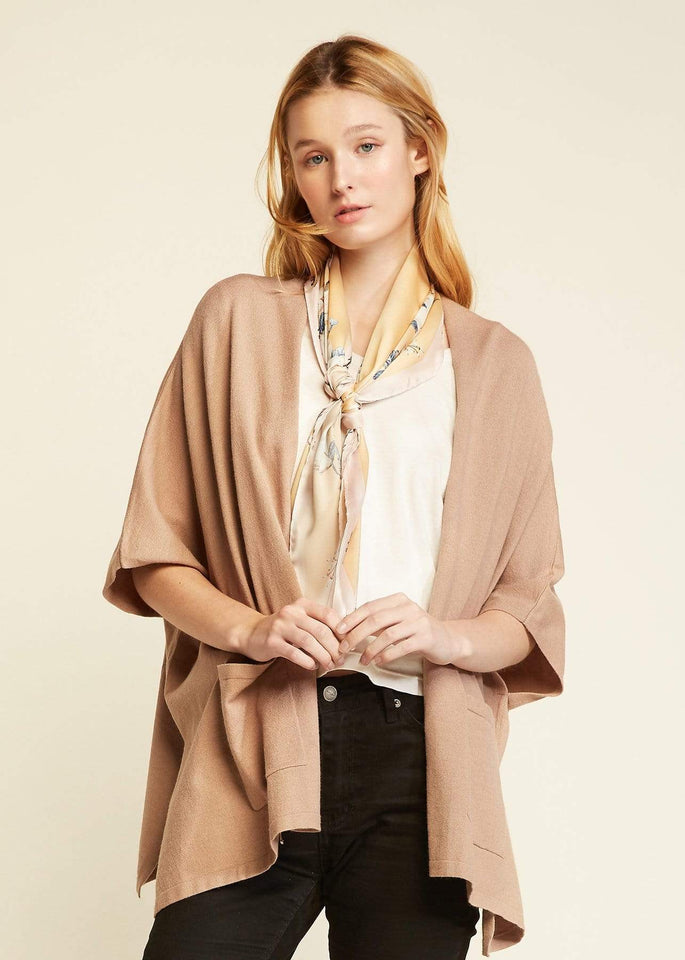 Look by M Scarf Vintage Floral Diamond Scarf