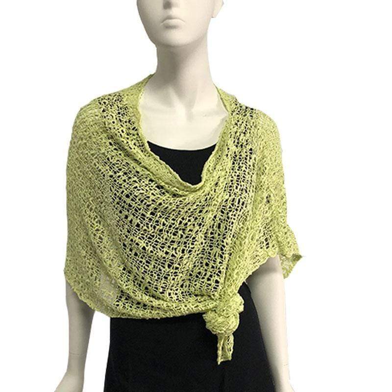 Lost River Poncho Honeydew Popcorn Knit Poncho  - More Colors!
