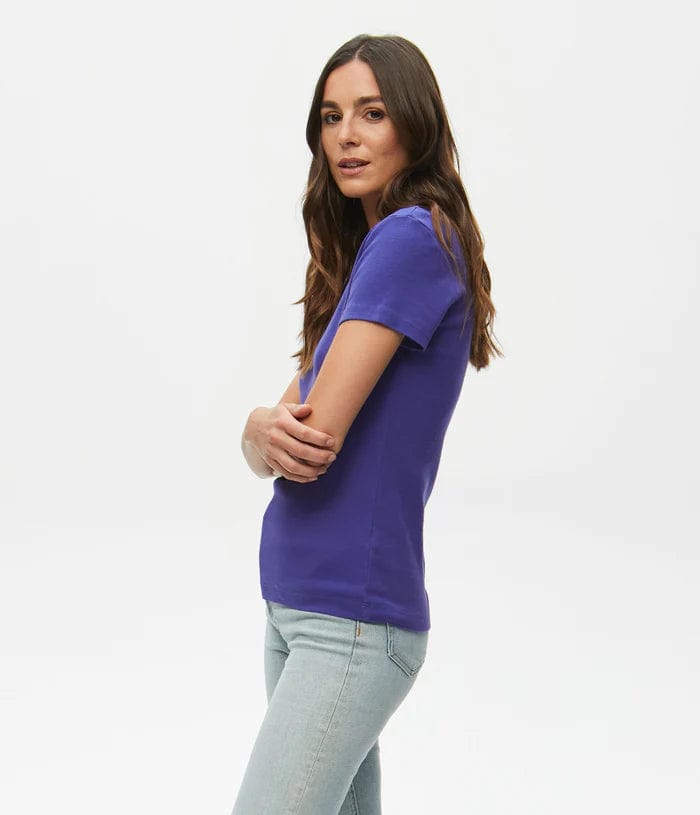 Michael Stars top Galaxy Michael Stars Nikki Short Sleeve V Neck Tee