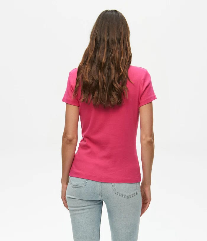 Michael Stars top Michael Stars Nikki Short Sleeve V Neck Tee
