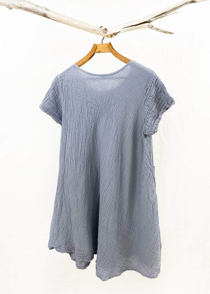 Nusantara Dress Thai Cotton One Pocket Dress