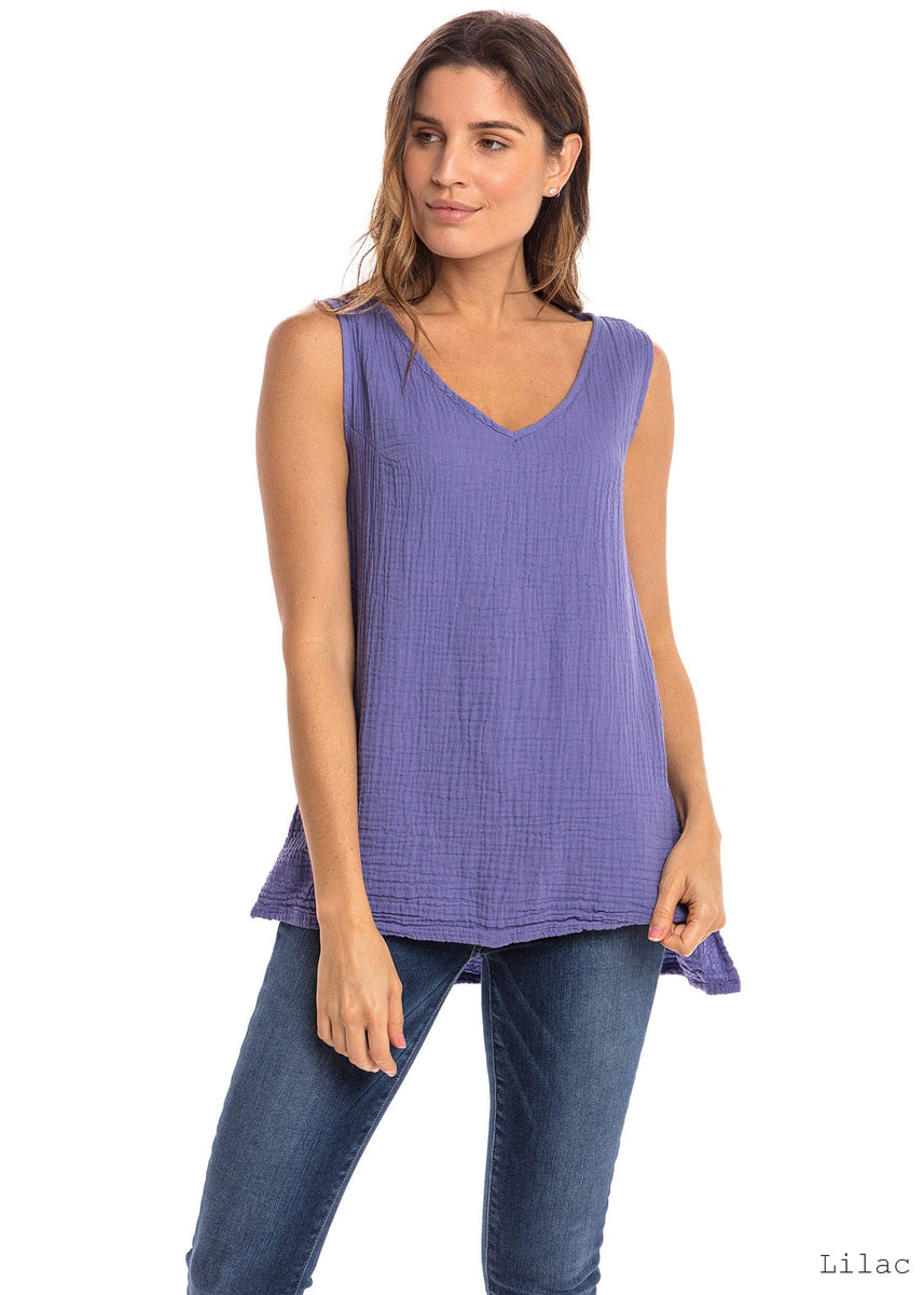 Thai Cotton V-neck Tank (16 Colors!!) – Haystacks