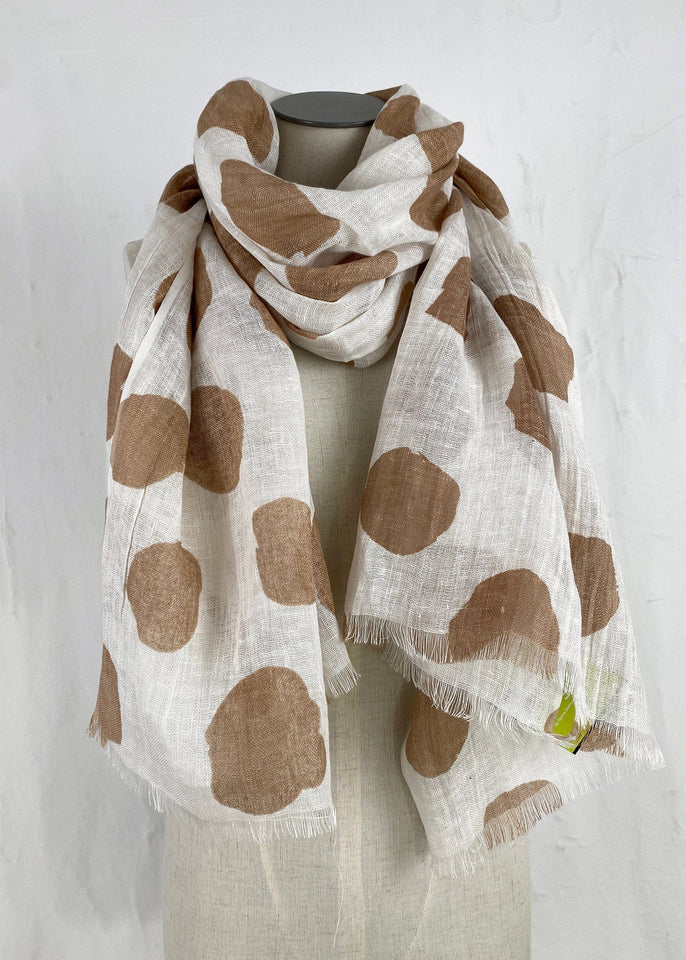 See Designs Scarf Big Dot Craft Linen Printed Scarf